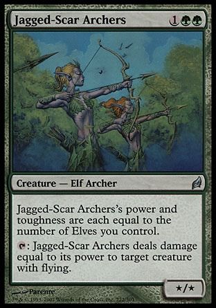 Jagged-Scar Archers (Lorwyn) Trading Card