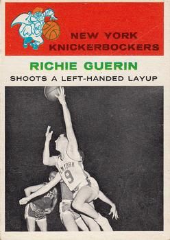 Richie Guerin 1961 Fleer #52 Sports Card