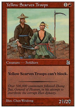 Yellow Scarves Troops (Portal Three Kingdoms) Trading Card