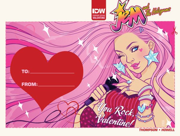 Jem &amp; The Holograms Valentines Day Special 2016 #1 (Valentines Day Card Variant)