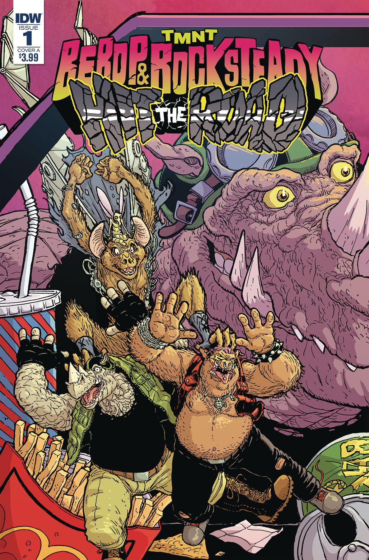 Teenage Mutant Ninja Turtles: Bebop & Rocksteady Hit the Road #1 Comic