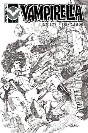 Vampirella #3 (Cover C 10 Copy Davila B&w Inc)