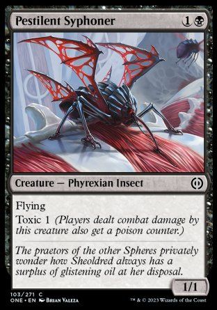 Pestilent Syphoner (Phyrexia: All Will Be One) Trading Card