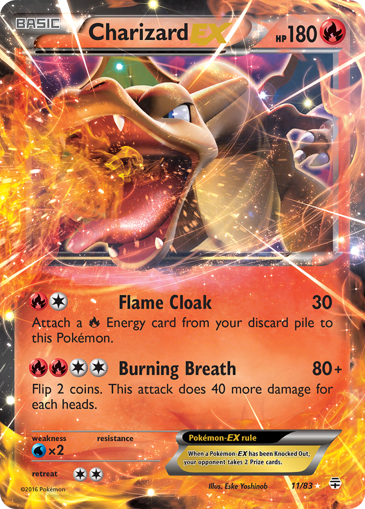 Charizard EX (11/83) - Generations Pokémon Card