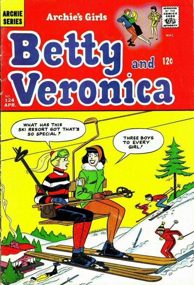 Archie's Girls Betty and Veronica #124 Comic