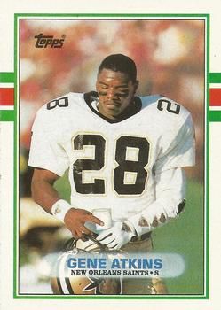 Gene Atkins 1989 Topps #161 Sports Card