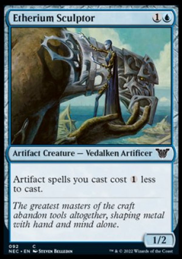 Etherium Sculptor (Kamigawa Neon Dynasty Commander Decks) Value