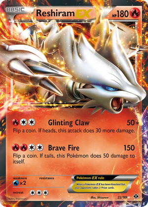 Reshiram EX (22/99) - Next Destinies