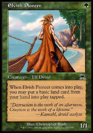 Elvish Pioneer (Onslaught) Trading Card