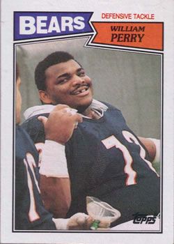 William Perry 1987 Topps #55 Sports Card