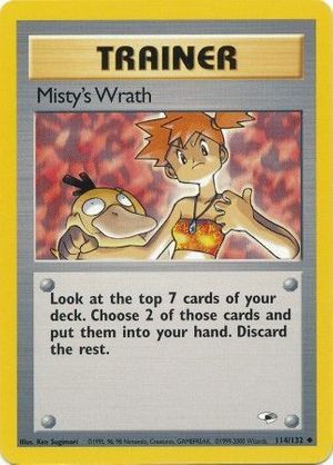 Misty's Wrath (Trainer) (114/132) - Gym Heroes (Unlimited)