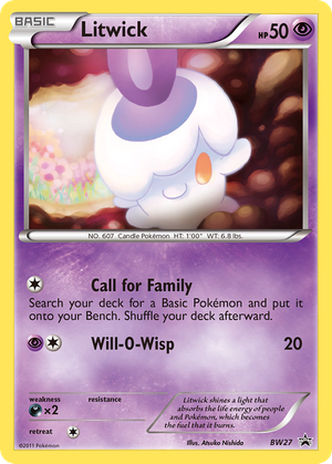 Litwick (BW27) - BW Black Star Promos