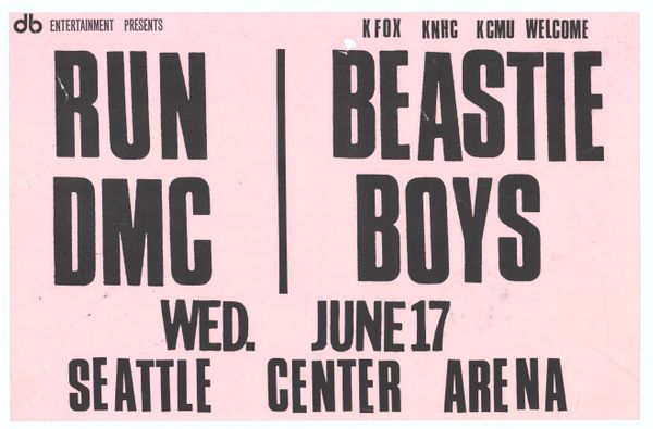 Run DMC & Beastie Boys Seattle Center Arena 1987