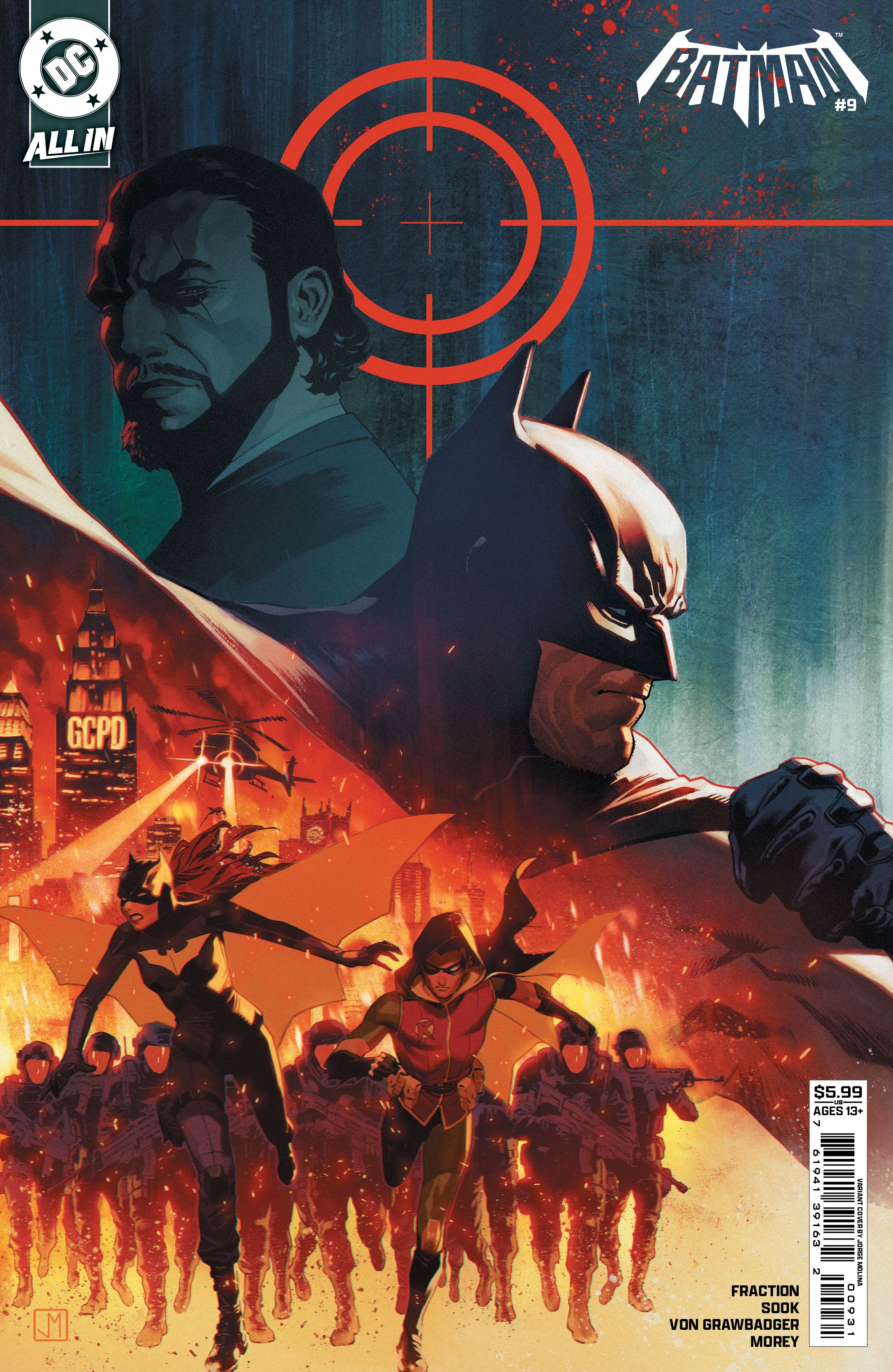Batman #9 (Cvr C Jorge Molina Card Stock Variant) Comic