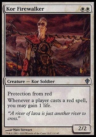 Kor Firewalker (Worldwake) Trading Card