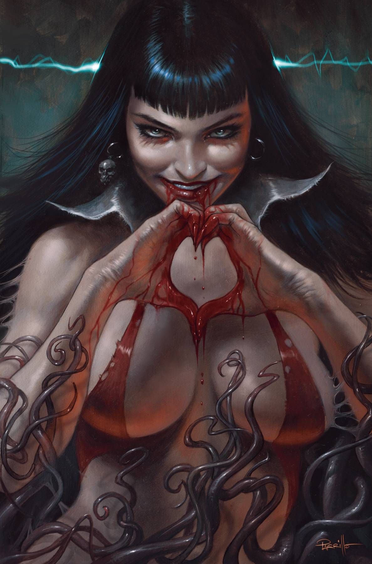 Vampirella #6 (Cvr G Lucio Parrillo Ltd Virgin Variant) Comic