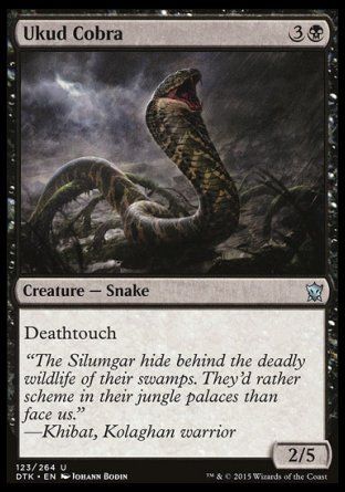 Ukud Cobra (Dragons of Tarkir) Trading Card