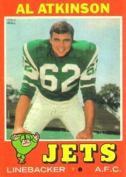 : 1971 Topps #73 Emerson Boozer New York Jets Football