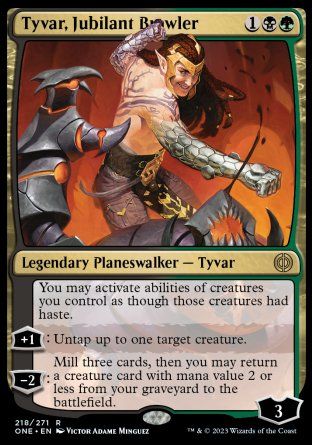 Tyvar, Jubilant Brawler (Phyrexia: All Will Be One) Trading Card