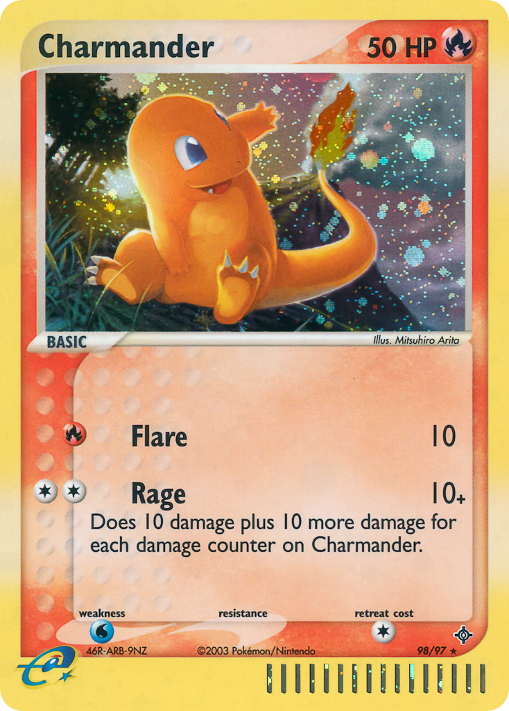 Charmander (98/97) - Dragon Pokémon Card