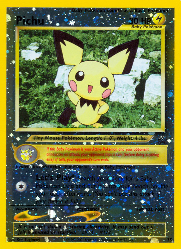 Pichu (35/53) - Wizards Black Star Promos Pokémon Card