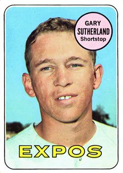 Gary Sutherland 1969 Topps #326 Sports Card