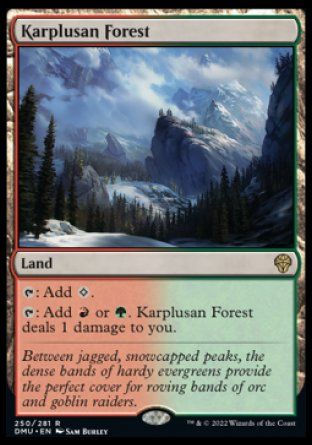 Karplusan Forest (Dominaria United) Trading Card