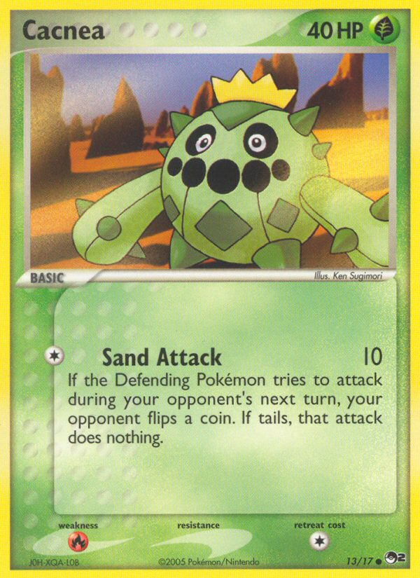 Cacnea (13/17) - POP Series 2 Pokémon Card