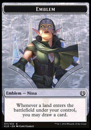 Emblem Nissa, Vital Force (Kaladesh) Trading Card