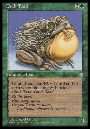 Chub Toad (Ice Age) Trading Card