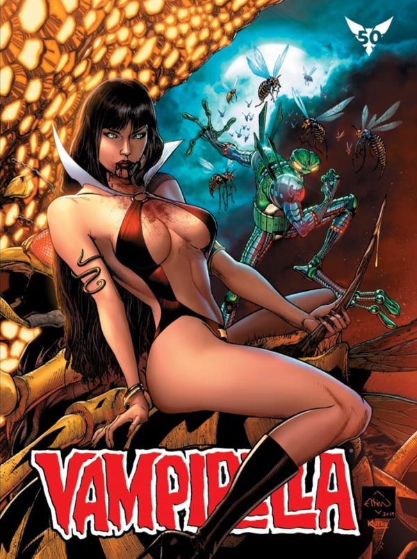 Vampirella #1 (ALL CAPS Comics Red Foil Edition)