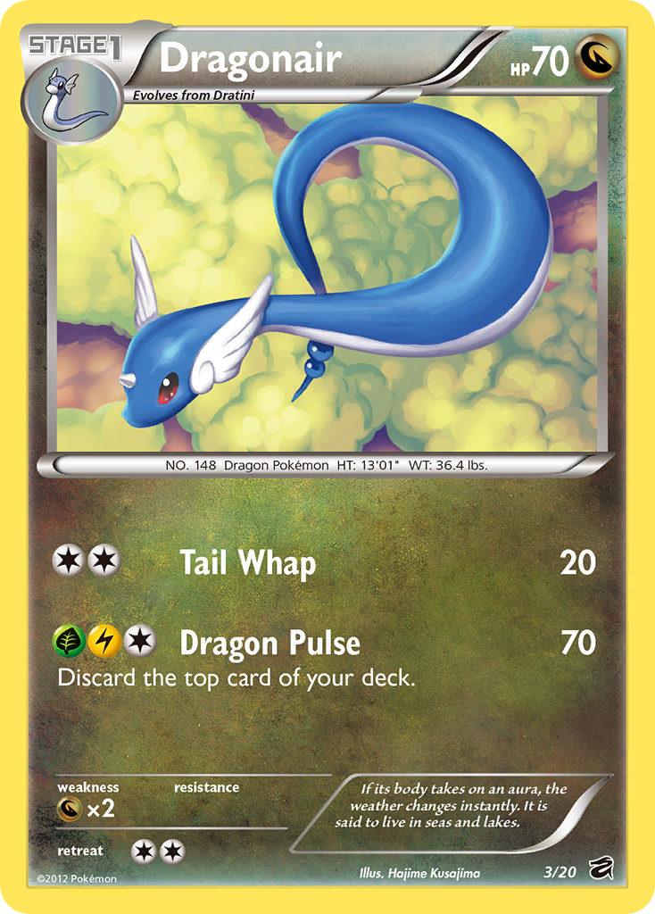 Dragonair (3/20) - Dragon Vault Pokémon Card