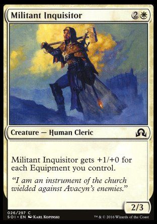 Militant Inquisitor (Shadows over Innistrad) Trading Card