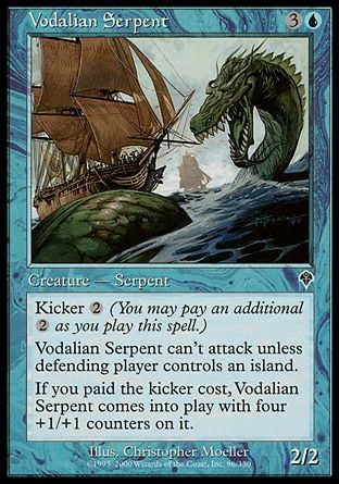 Vodalian Serpent (Invasion) Trading Card