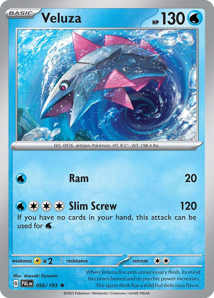 Veluza Pokémon Card