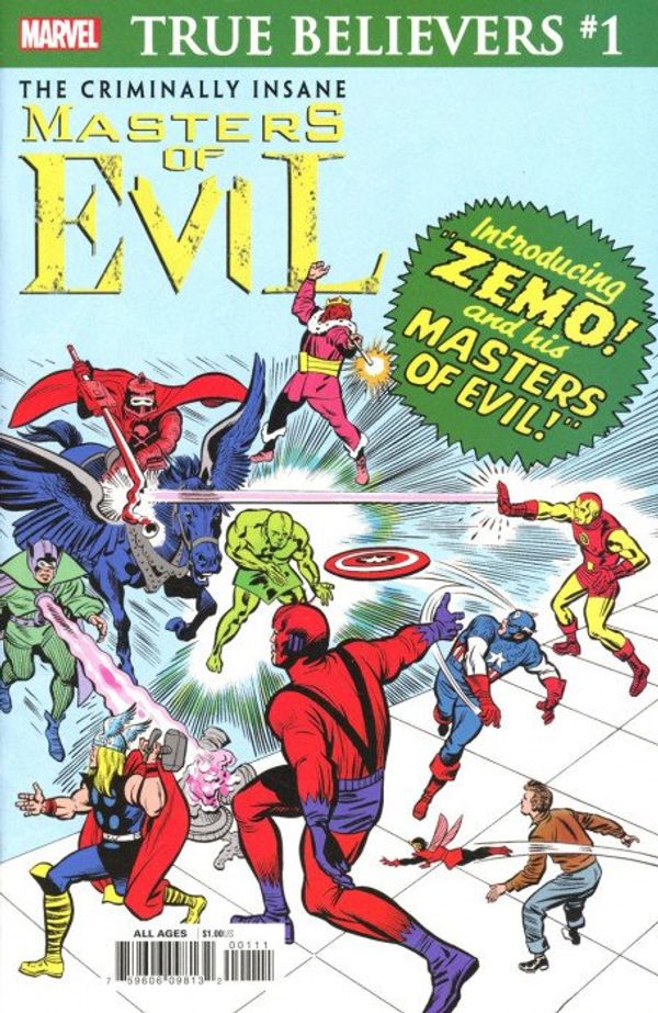 True Believers: The Criminally Insane - Masters Of Evil #1