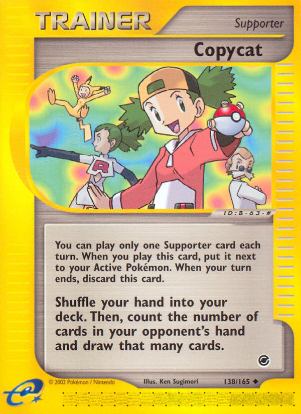 Copycat (Trainer: Supporter) (138/165) - Expedition Base Set Pokémon Card