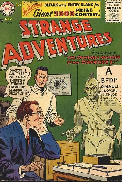 Strange Adventures #74 Comic