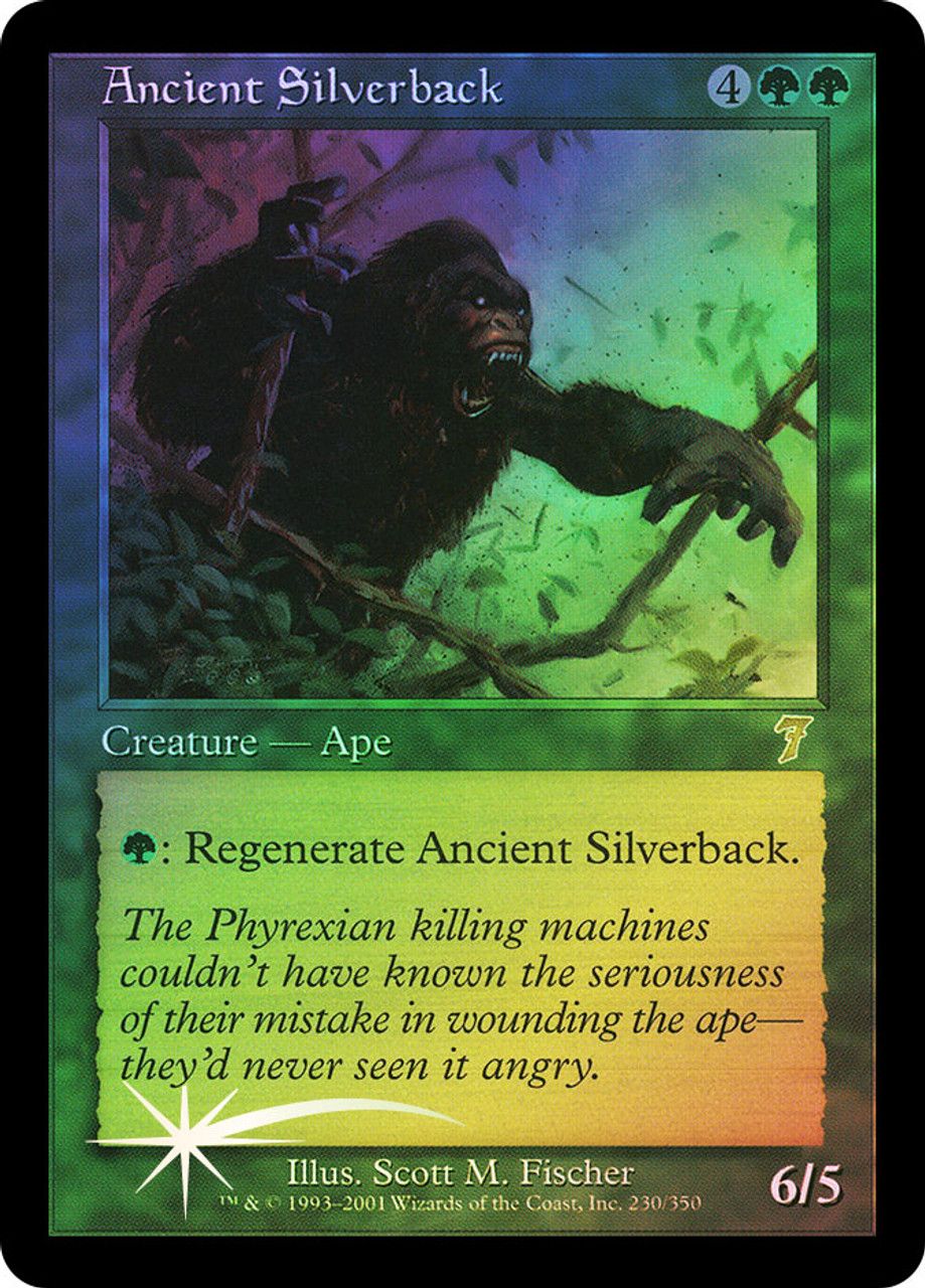 Ancient Silverback (7th Edition - Foil) Trading Card