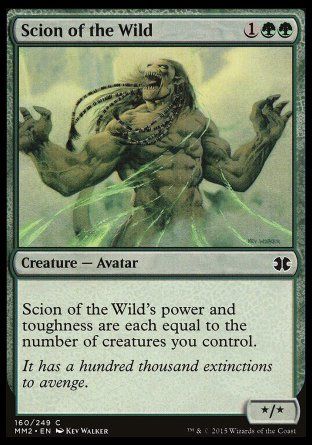 Scion of the Wild (Modern Masters 2015) Trading Card