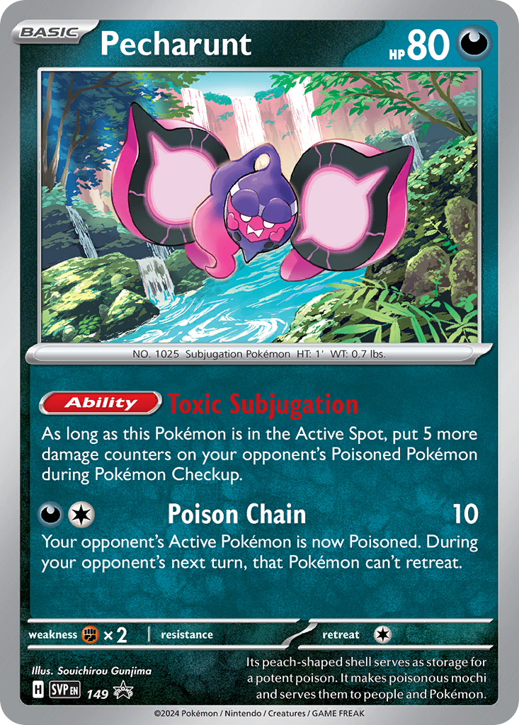 Pecharunt (149/150) - Scarlet & Violet Black Star Promos Pokémon Card