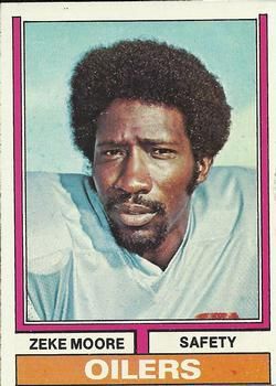 Zeke Moore 1974 Topps #104 Sports Card