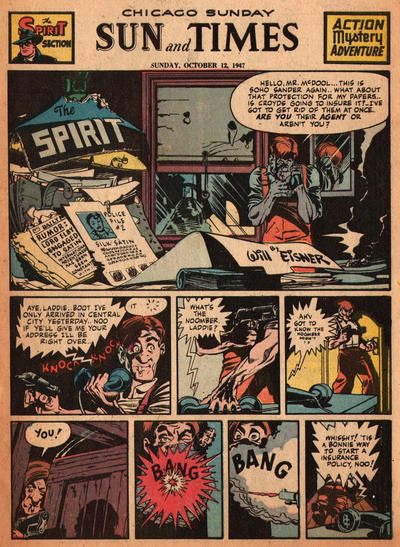 Spirit Section #10/12/1947 Comic