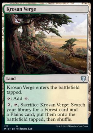 Krosan Verge (Innistrad Midnight Hunt Commander Decks)