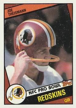 Joe Theismann 1984 Topps #390 Sports Card