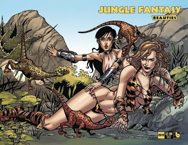 Jungle Fantasy: Beauties #1 (Playful Wraparound Cover)