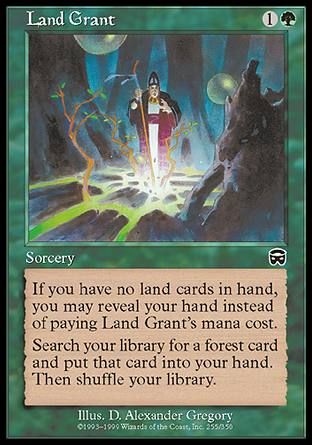 Land Grant (Mercadian Masques) Trading Card