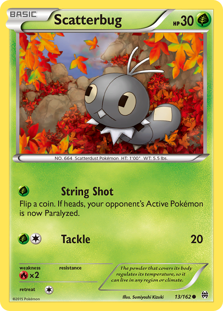 Scatterbug (13/162) - BREAKthrough Pokémon Card