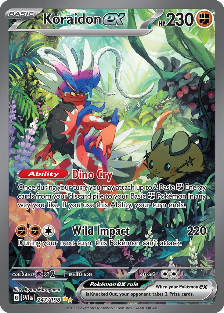 Koraidon ex (247/198) - Scarlet & Violet Pokémon Card