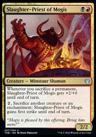 Slaughter-Priest of Mogis (Theros Beyond Death) Trading Card